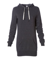 PRM65DRSC PRM65DRS-WOMEN'S MIDWEIGHT SPECIAL BLEND HOODED PULLOVER DRESS