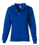 SS650Z WOMENS LIGHTWEIGHT ZIP HOODED SWEATSHIRT