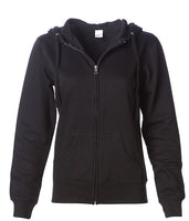 SS650Z WOMENS LIGHTWEIGHT ZIP HOODED SWEATSHIRT